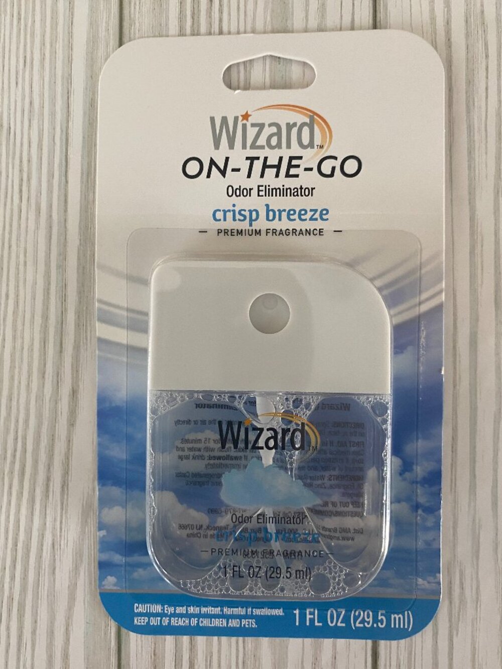 3/$10 WIZARD On-The-Go Odor Eliminator *CRISP BREEZE*